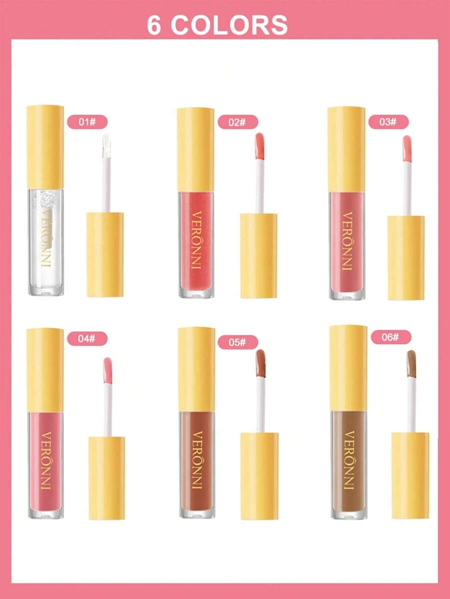 VERONNI 1入組持久保濕保濕鏡子水唇油 - 05 Cherries Jubilee - 查看 1