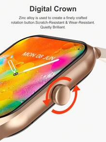 Heart Rate Monitoring Square Smart Watch