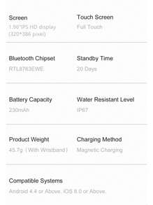 Heart Rate Monitoring Square Smart Watch