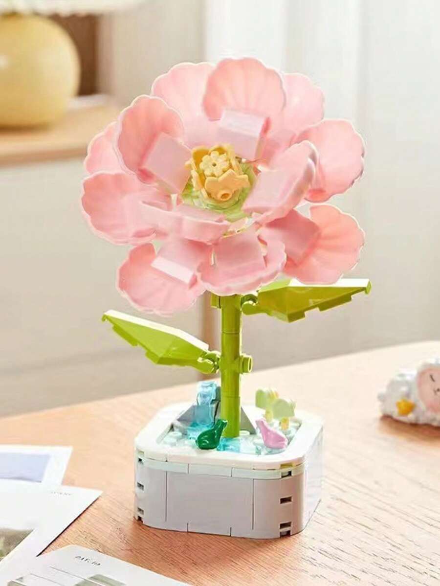 1 bông hoa thiết kế dành cho người lớn trang trí phòng - Hồng - Xem 1