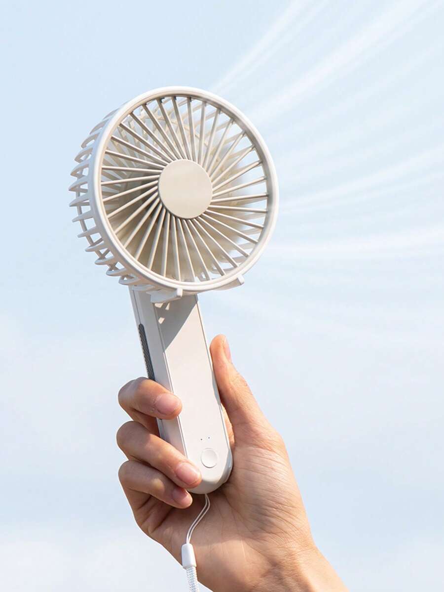 nbshan Foldable Portable Fan, USB Rechargeable  Handheld Fan  Mini   With , Working  For Office Bedroom Home Outdoor Travel Camping