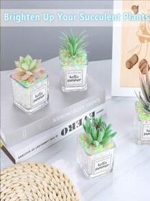 3000入組75克七彩夜光裝飾鵝卵石、塑料花瓶裝飾砂適用於家居裝飾 - 彩色 - 查看 5