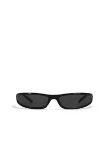 1 cặp kính râm thời trang nữ cho mùa hè - màu đen - Xem 3