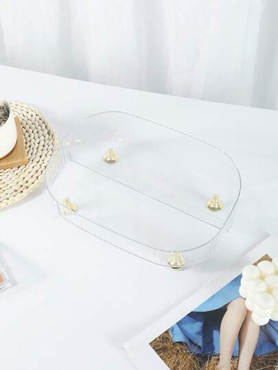 1个桌面化妆品收纳盒，适用于房间、家居、卧室、浴室、住宅、粉色房间、客厅装饰、旅行用品、礼品袋、送给妈妈、爸爸、男士、朋友、老师的礼物、生日礼物、婚礼礼物、办公桌、置物架、配件、礼品盒、趣味礼物、收纳、送给女性的礼物、圣诞礼物、女性礼物创意、房间装饰