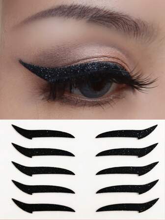 2 ark Eyeliner Print Tattoo Sticker