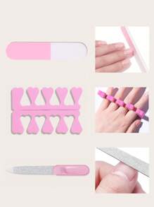13pcs UV LED Light For Gel Nails & Nail Drill Machine & File & Grinding Head & Finger Splitter Set Nail Art Decorations Manicure Tools DIY Salon Home Gifts