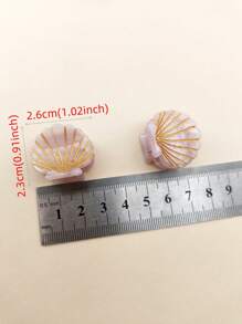 2 chiếc phụ nữ thiết kế vỏ sò vuốt tóc sáng tạo để trang trí tóc - Nhiều màu - Xem 6