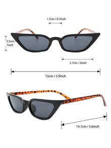 貓眼墨鏡 - 灰色 - 查看 4