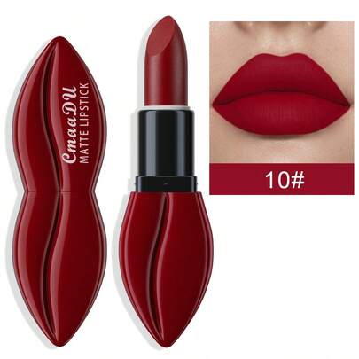 持久不粘杯子高顏料絲絨啞光口紅