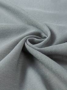 1pc Women Solid Fashion Versatile Scarf, For Decoration - Grey - View 3