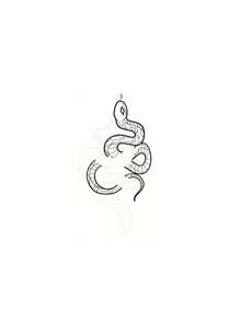 1 hoja de pegatina de tatuaje con patrón de serpiente,tatuajes maquina para tatuar tatuajes falsos
