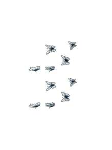 1入組蝴蝶圖案防水持久暫時性紋身貼紙