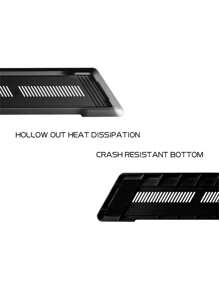 1 chân đế tản nhiệt, đế đơn giản, chân đế thẳng đứng, phụ kiện chơi game, thích hợp cho điện thoại thông minh/bộ điều khiển Switch/thiết bị điện tử/thiết bị điện tử tiêu dùng/giá đỡ & giá đỡ chơi game PS/PS Pro/PS Slim - màu đen - Xem 8