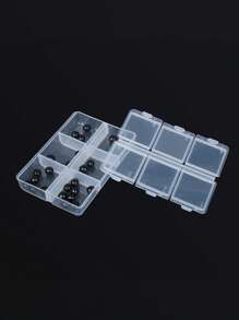 1入組休閒透明首飾收納盒適合女士首飾類收納 - 無色 - 查看 5