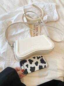 小包翻蓋適用於日常 - 白色 - 查看 3