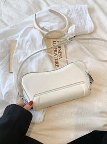 小包翻蓋適用於日常 - 白色 - 查看 5