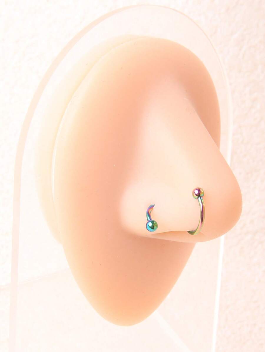 vòng mũi tối giản - Nhiều màu - Xem 1