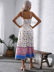 GENKIRA Floral Print Cami Dress - Multicolor - View 2