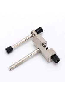 1 pieza acero carbono bicicleta con cadena Cortador Herramienta - Plateado - Ver 1