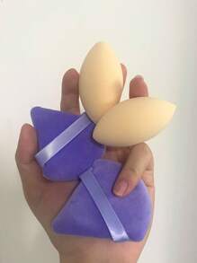 4pcs Makeup Puff & Sponge Set - Multicolor - View 1