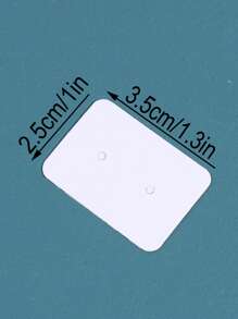 100pcs Solid Jewelry Display Card Back To School