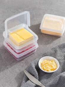 2入組透明食物儲藏盒 - 無色 - 查看 5