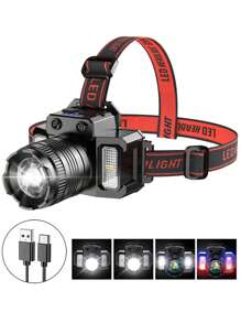 1pc ABS Headlamp - Multicolor - View 1