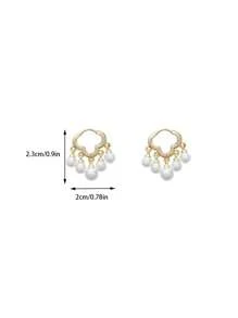 1 Đôi Thời Trang Hợp Kim Kẽm Ngọc Trai Giả Trang Trí Bông Tai Giọt Cho Nữ Trang Trí Hàng Ngày - Nhiều màu - Xem 6