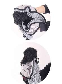1pc Polyester Paw Embroidered Pet Towel For Dog And Cat For Shower