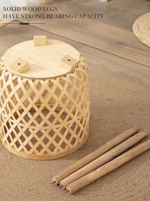 1pc Bamboo Nursery Pot - Apricot - View 8
