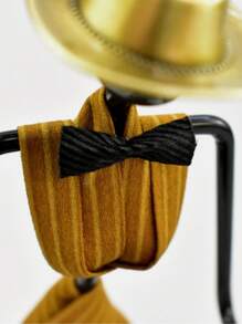 1 Hình Đồ Họa Chân Nến, Chân Nến Bằng Sắt Hiện Đại Cho Trang Trí Nhà - màu đen - Xem 4