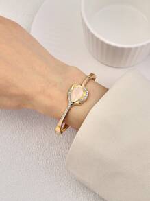 rhinestone tôn tạo vòng đeo tay - Vàng - Xem 1