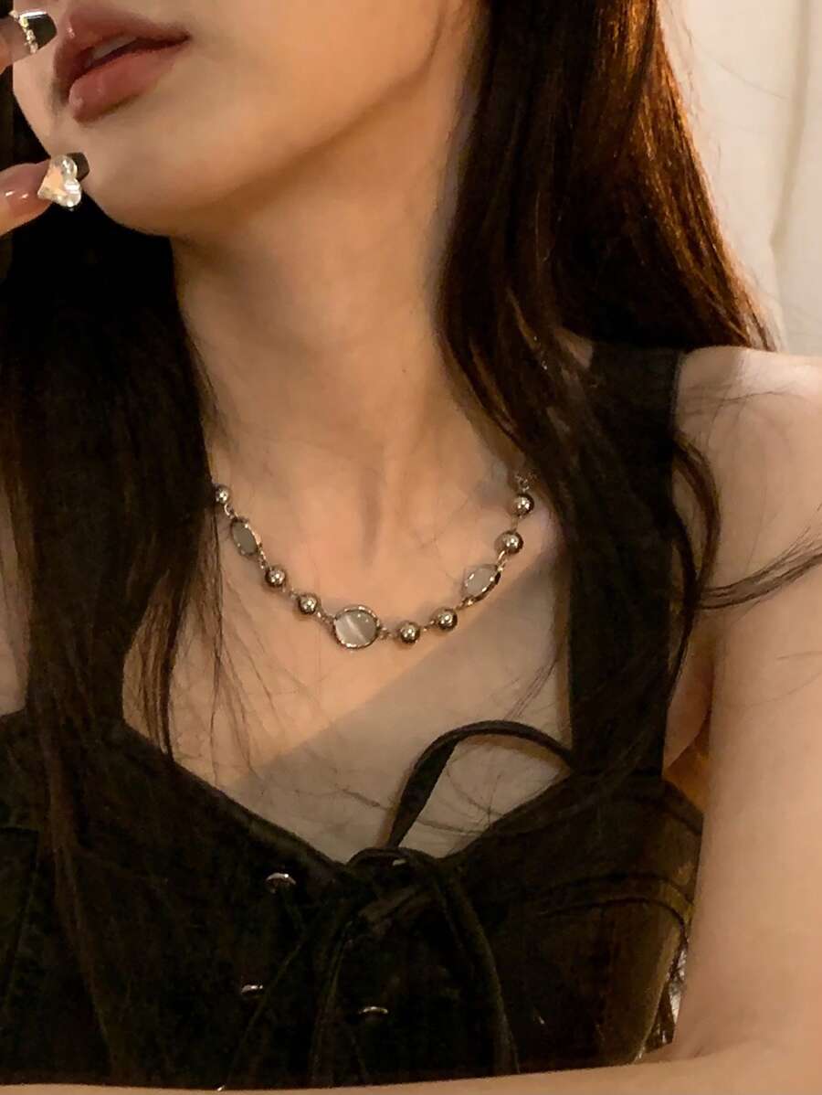 1入組獨特設計女士項圈項鍊作為鎖骨鏈派對禮物