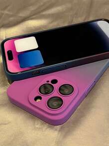 Funda para teléfono anticaída Ombre compatible con iPhone 15/15Pro/15Plus/15Promax - Multicolor - Ver 9