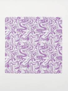 1pc Simple Printed 55cm Bandana For Women, Versatile As Waistband, Bag Decoration, Sash, Headwrap, Fashion Scarf For Spring - Multicolor - View 2