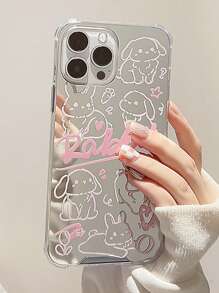 Rabbit Pattern Phone Case Compatible With iPhone15/15Plus/15Pro/15Promax - Multicolor - View 7
