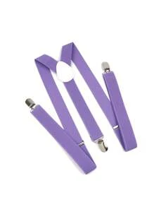 1 Unisex Chiều Dài Có Thể Điều Chỉnh Màu Tím Nhạt Hình Chữ Y Treo, Phụ Kiện Đa Năng Cho Đám Cưới, Lễ Kỷ Niệm, Công Sở, Trang Phục Công Sở - Màu tím hoa cà - Xem 2