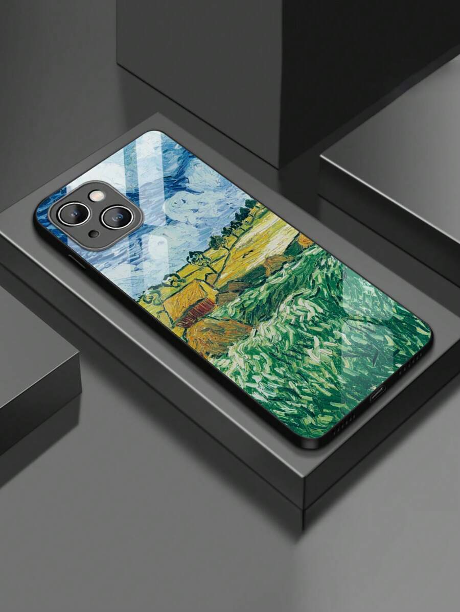 Vỏ điện thoại hoa văn phong cảnh - Nhiều màu - Xem 1