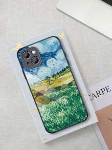 Vỏ điện thoại hoa văn phong cảnh - Nhiều màu - Xem 2