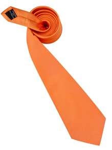 1pc Men Solid Fashionable Tie For Daily Decoration - Orange - View 2