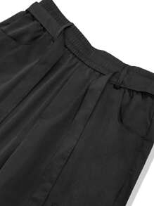 Manfinity EMRG Men Flap Pocket Side Cargo Trousers - Black - View 6