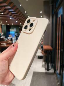 简约高端纯色眼睛图案防摔手机壳适用于 16、11、12、13、14、15、XR、13 Pro Max、7P、16 Plus、16 Pro Max、13 Pro、14 Plus、15 Pro Max、16、16 Pro Max 防水防震防刮 - 白色 - 查看 2