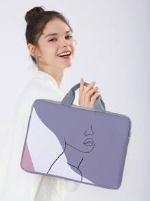 人像圖案電腦包 - 彩色 - 查看 5