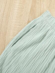 SHEIN 男孩熱帶圖案襯衫和短褲和T恤 - 彩色 - 查看 3