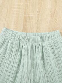 SHEIN 男孩熱帶圖案襯衫和短褲和T恤 - 彩色 - 查看 5