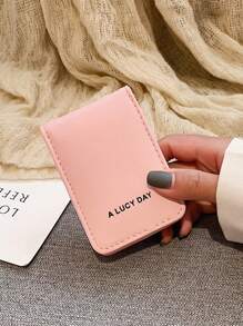 Túi đựng son môi họa tiết chữ cái màu hồng dành cho du lịch Ký túc xá đại học Essentials - Hồng - Xem 1