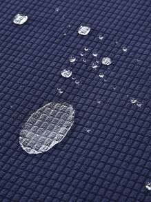 1入組素色彈力椅套，用於餐桌海軍藍色滌綸椅子防塵套 - 藏蓝色 - 查看 9