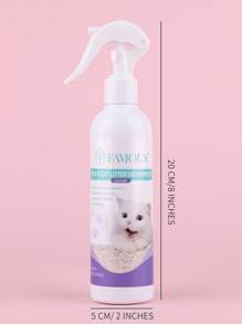 Spray desodorante para arena de gatos de múltiples gatos con lavanda, neutralizadores potentes de olores y eliminador de olores para mantener la frescura en el hogar rápida y eficientemente 237ml - Multicolor - Ver 6