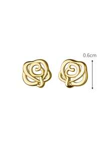 CHOSHILAR 1 Paar modische Blumen-Design Ohrstecker für Frauen, für tägliche Dekoration, Valentinstag, Mutter, Muttertag, Geschenk