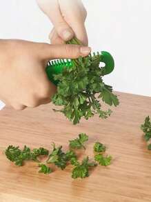 1 pieza Pelador de hojas liso portátil vegetal - Verde - Ver 1